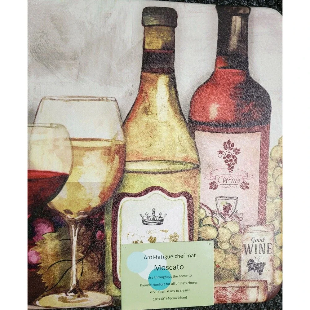 Anti-Fatigue Printed PVC Kitchen Floor Mat (18